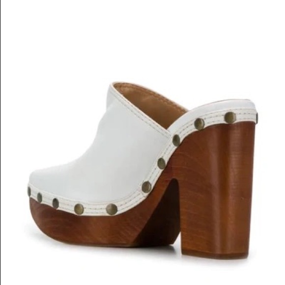 JACQUEMUS Les Sabots Leather Mules In White - Picture 4 of 11